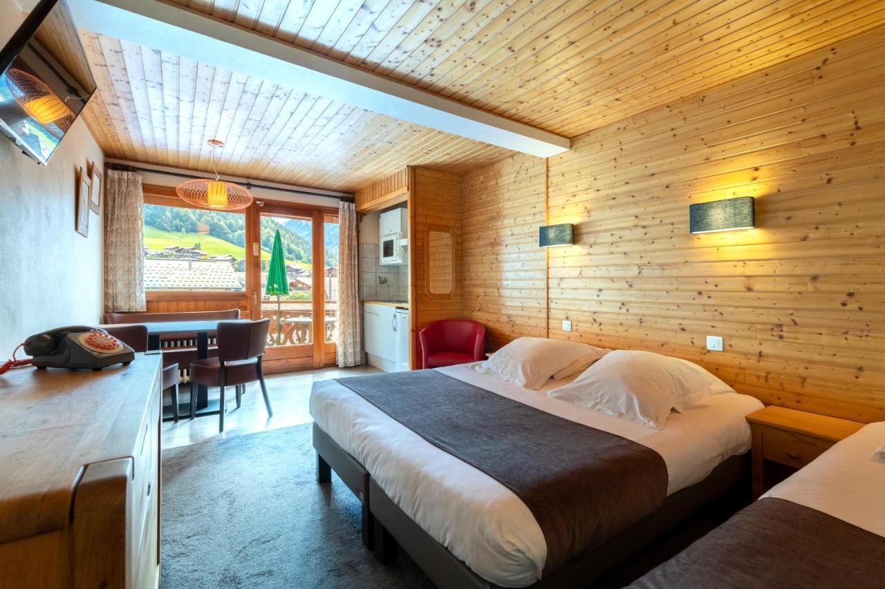 Hotel Les Cotes, Residence Loisirs Et Chalets Morzine Kültér fotó