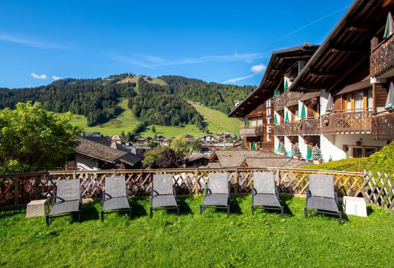 Hotel Les Cotes, Residence Loisirs Et Chalets Morzine Kültér fotó