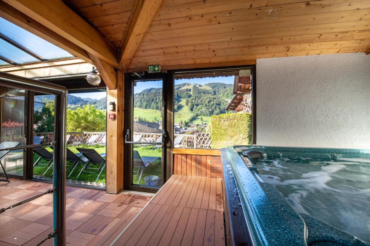 Hotel Les Cotes, Residence Loisirs Et Chalets Morzine Kültér fotó
