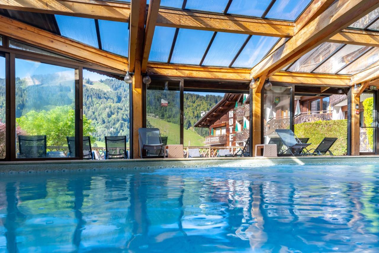 Hotel Les Cotes, Residence Loisirs Et Chalets Morzine Kültér fotó