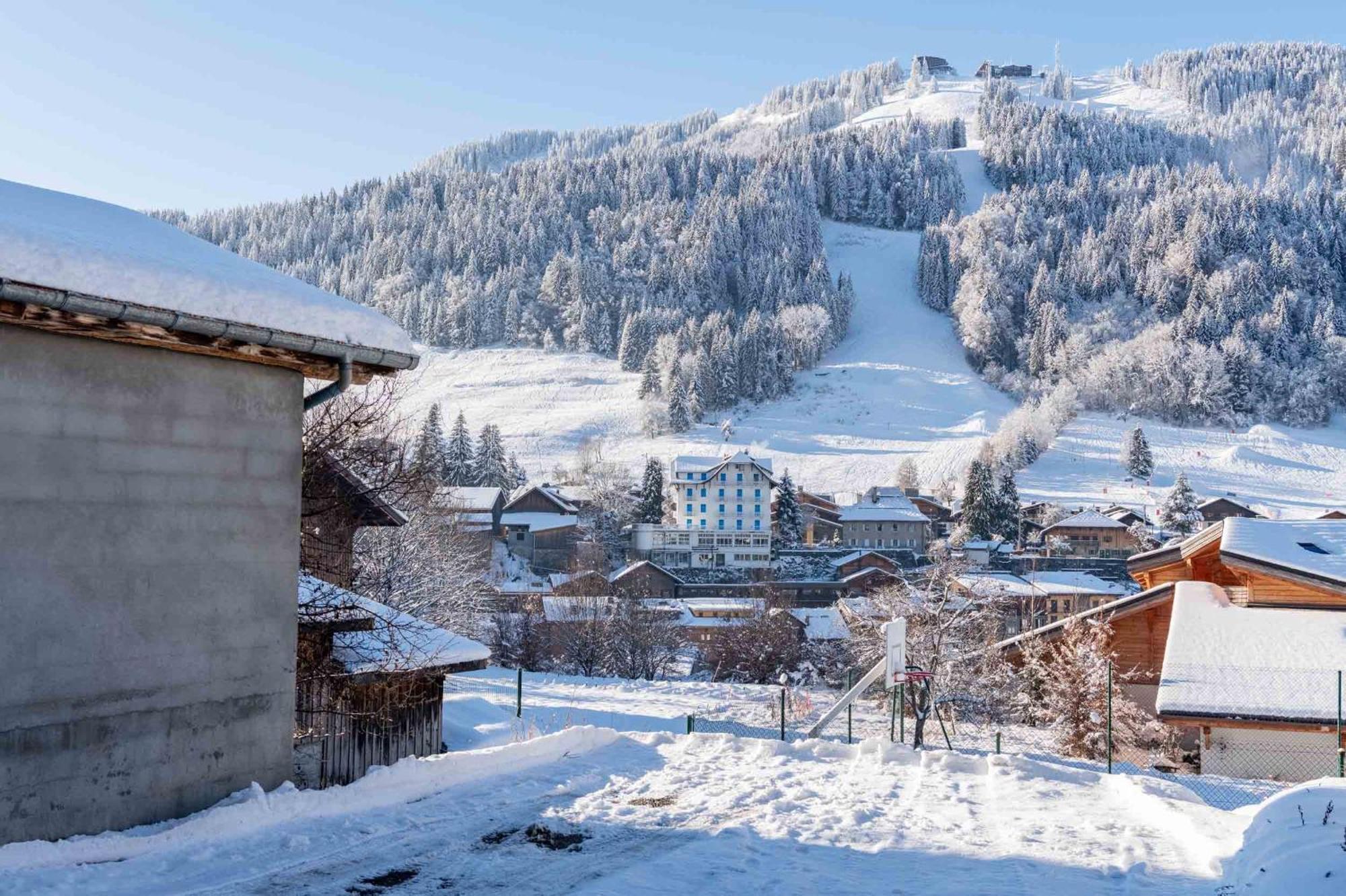 Hotel Les Cotes, Residence Loisirs Et Chalets Morzine Kültér fotó