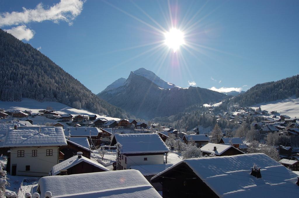 Hotel Les Cotes, Residence Loisirs Et Chalets Morzine Kültér fotó